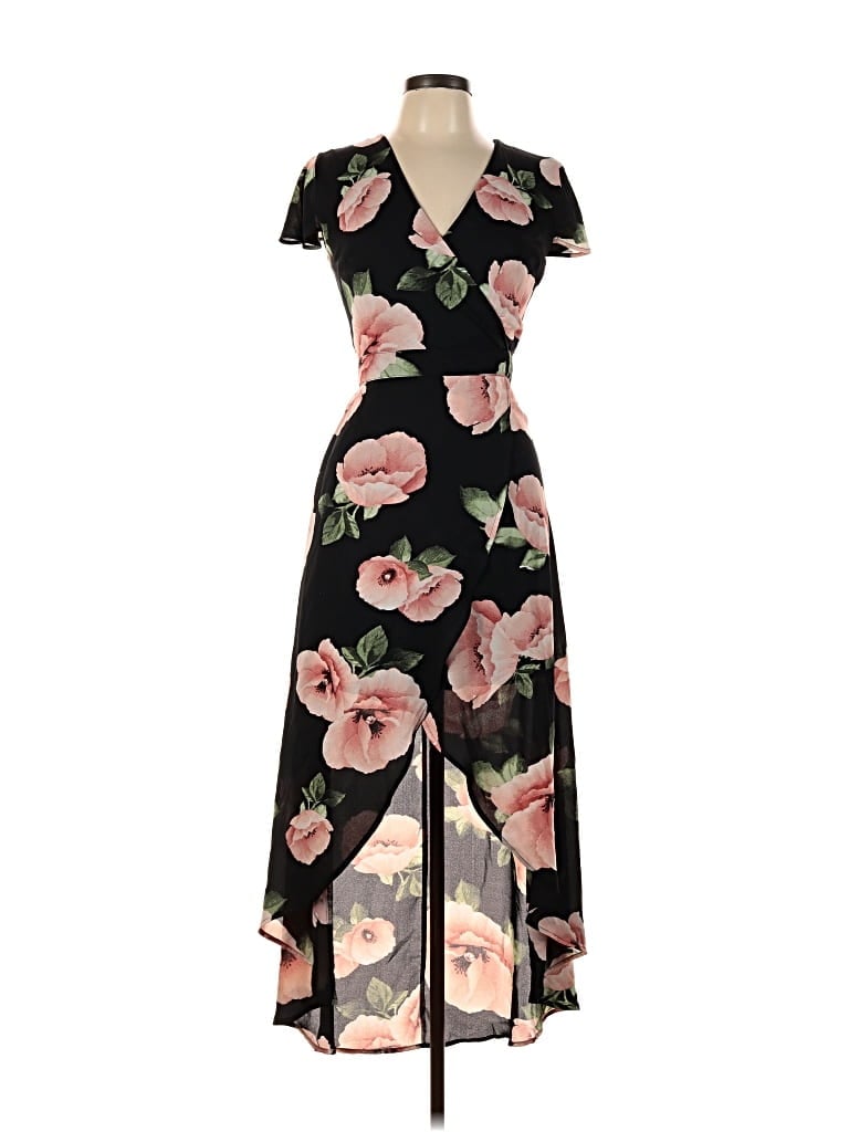 Pre-owned Mi Ami Cocktail Dress In Black