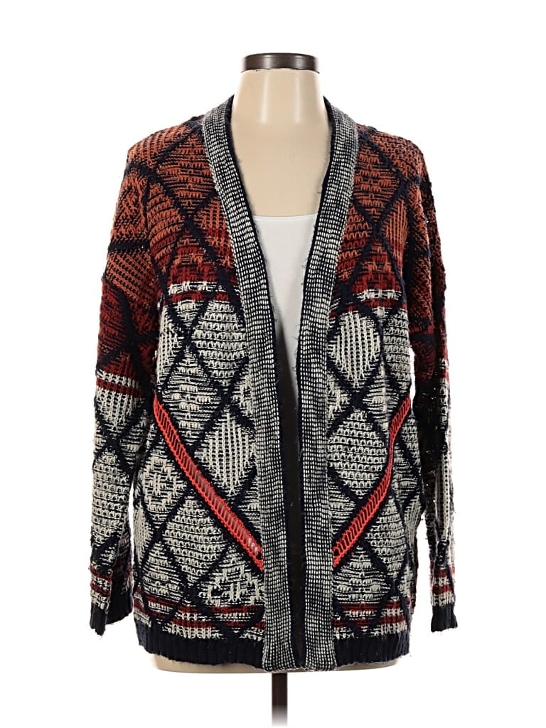 Pre-owned Staring At Stars Cardigan Sweater In Brown