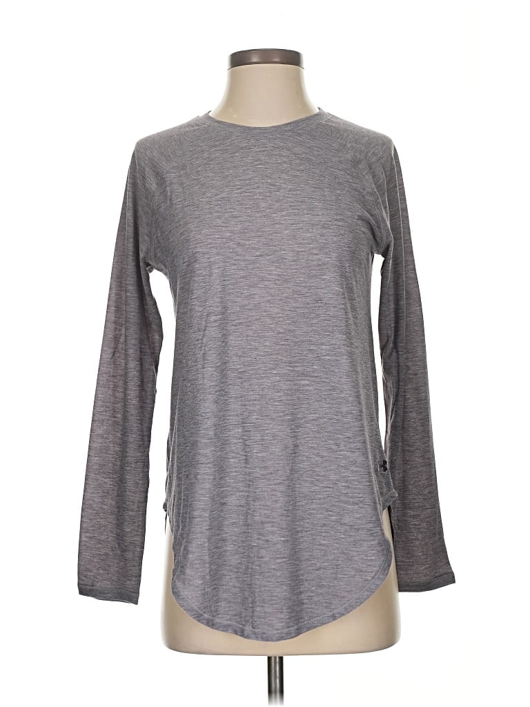 Pre-owned Under Armour 3/4 Sleeve T-shirt In Gray