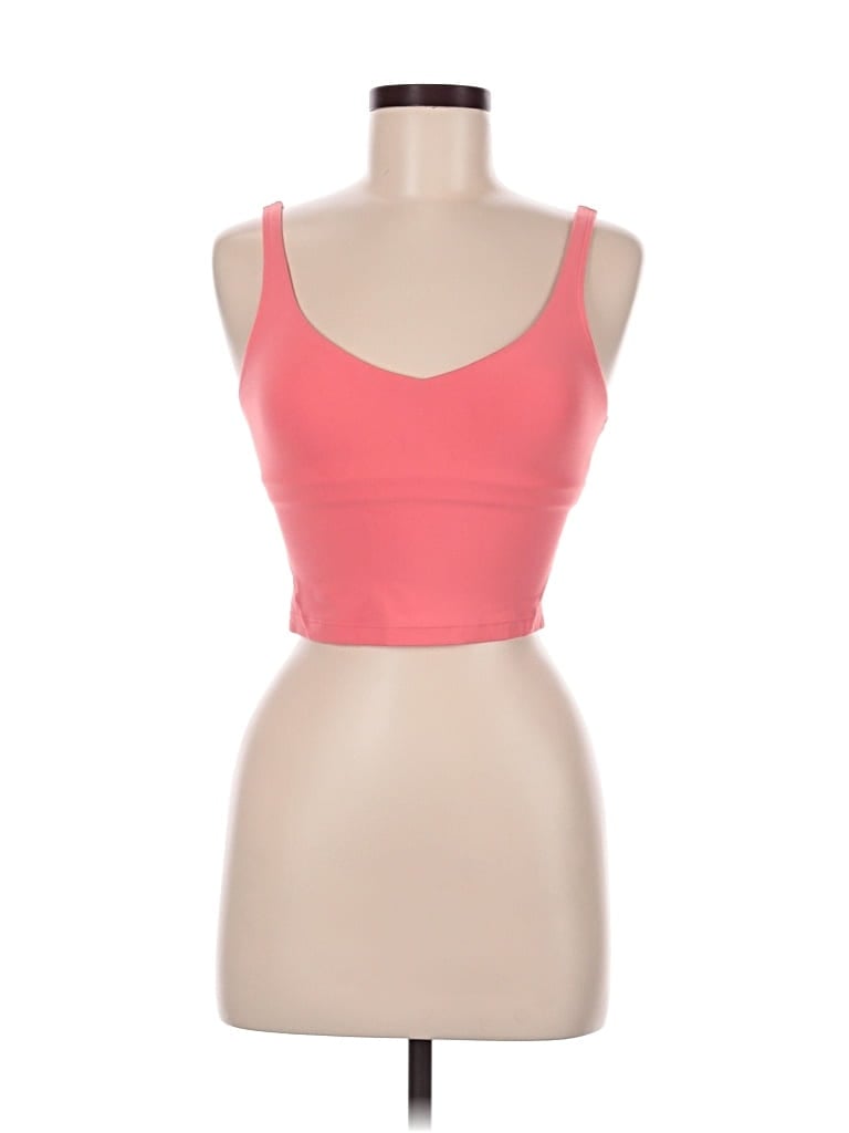 Pre-owned Lululemon Athletica Sports Bra In Pink