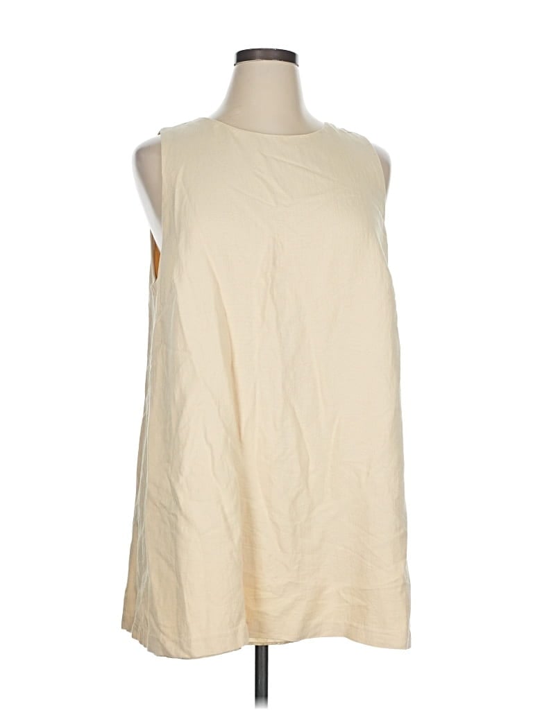 Pre-owned H&m Casual Dress In White