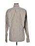 J.Crew 100% Cotton Checkered-gingham Gray Long Sleeve Button-Down Shirt Size M - photo 2