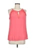 Freeway 100% Polyester Pink Sleeveless Blouse Size M - photo 1