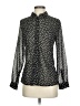 Assorted Brands 100% Polyester Polka Dots Black Long Sleeve Blouse Size EU 36 / US 6 - photo 1