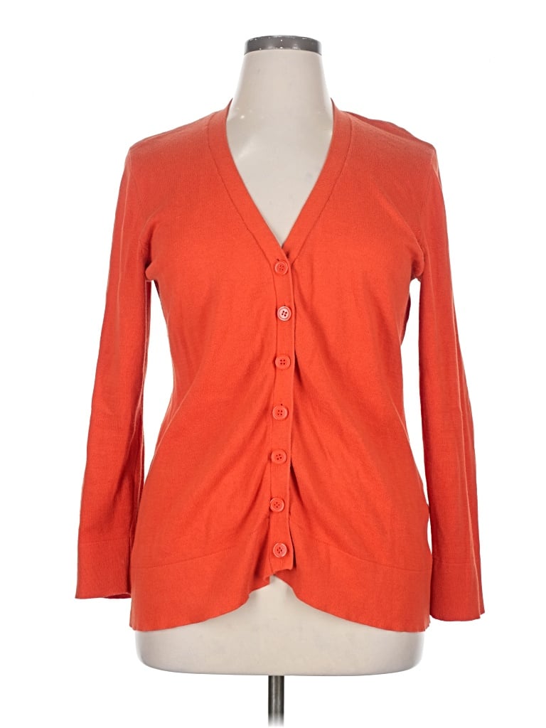 Pre-owned Chadwicks Cardigan Sweater In Orange