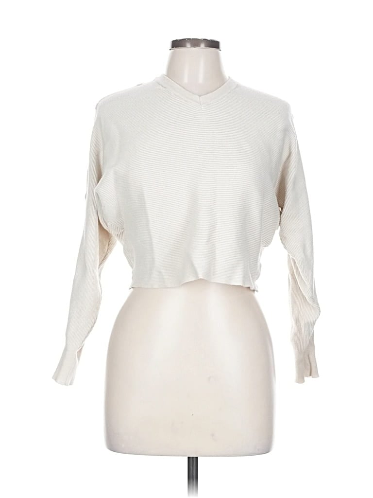 Pre-owned Premise 3/4 Sleeve T-shirt In White