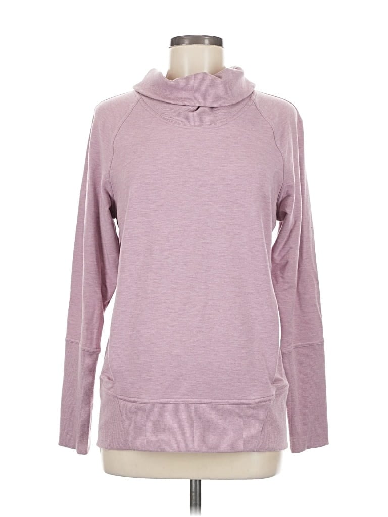 Pre-owned Lululemon Athletica Turtleneck Sweater In Purple