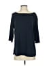 J.Jill Blue 3/4 Sleeve Top Size 3 - photo 1