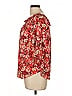 MELLODAY Red 3/4 Sleeve Blouse Size L - photo 5