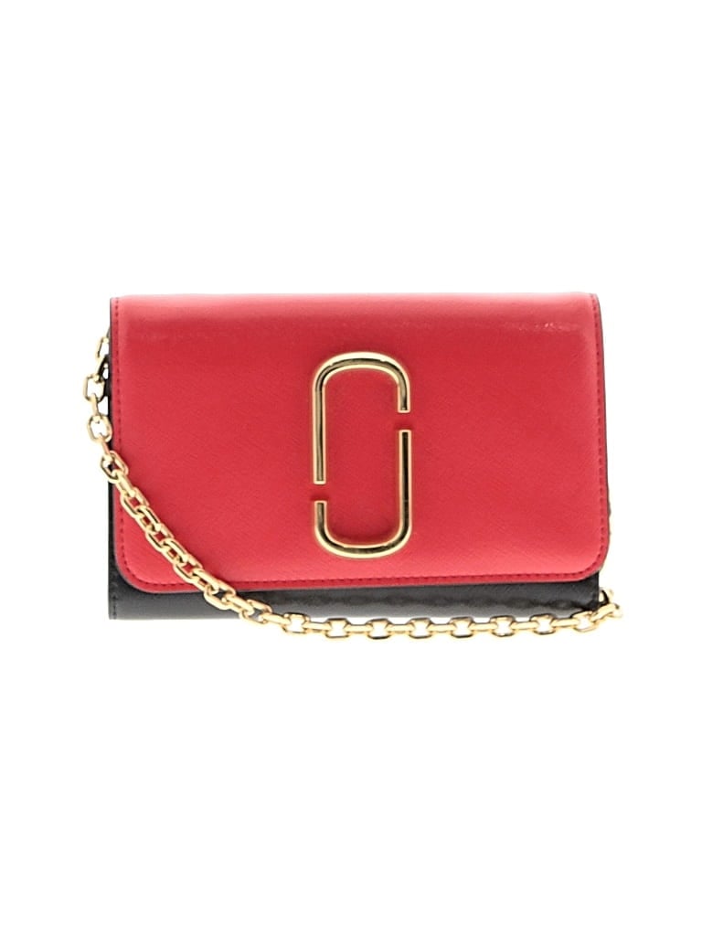 Pre-owned Marc Jacobs Leather Crossbody Bag In Red