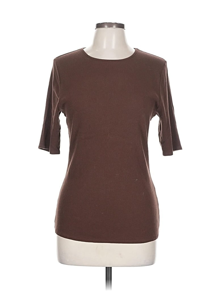 Pre-owned Banana Republic Short Sleeve T-shirt In Brown