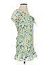 madden nyc 100% Polyester Print Green Casual Dress Size S - photo 4