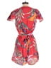 Ebby & I 100% Polyester Tropical Red Romper Size 10 - photo 2