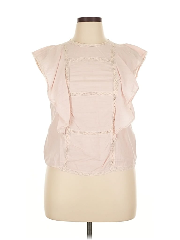 Pre-owned Paul & Joe Sister Sleeveless Blouse In Pink