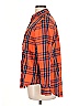 Stylus 100% Cotton Plaid Orange Long Sleeve Button-Down Shirt Size XL - photo 5
