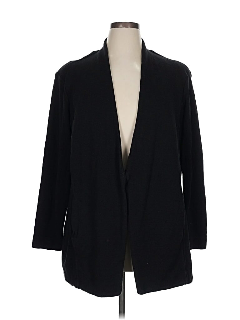 Pre-owned Nic + Zoe Blazer Jacket In Black