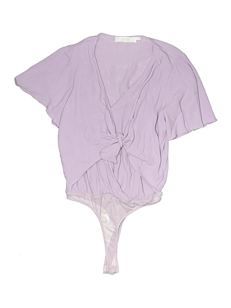 Pre-owned Astr Bodysuit In Purple