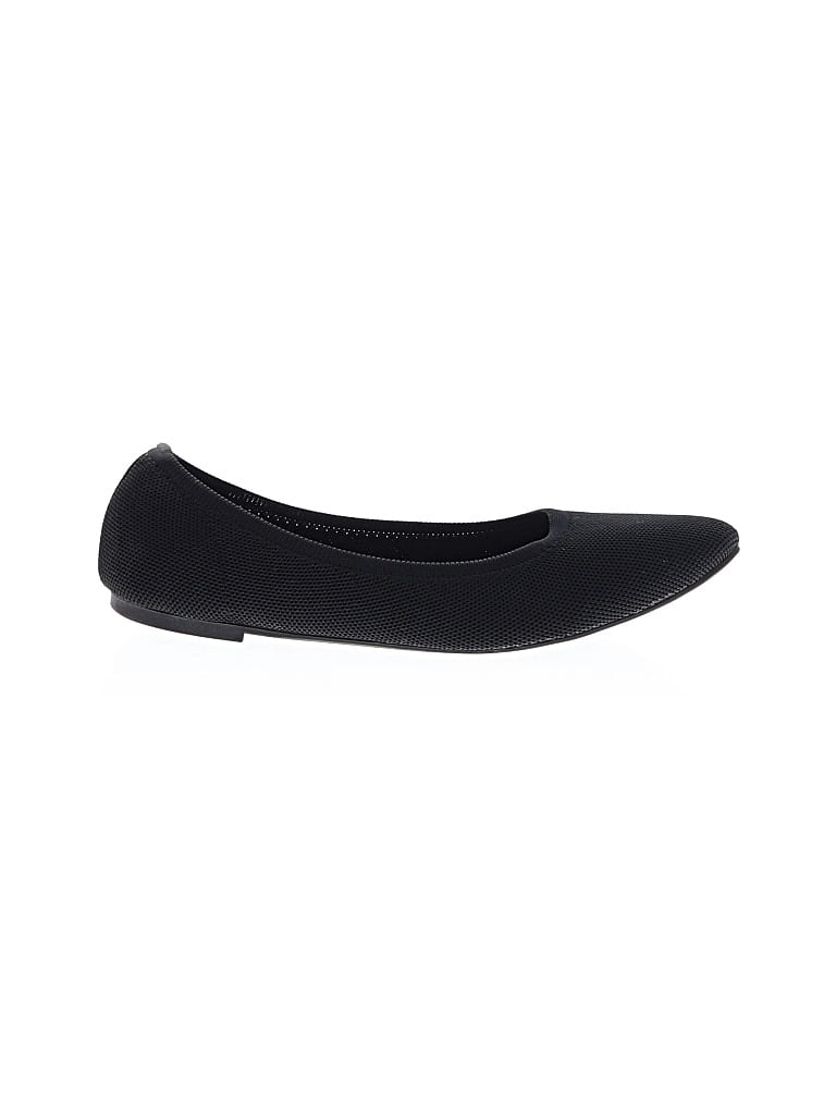 Pre-owned Pop Flats In Black