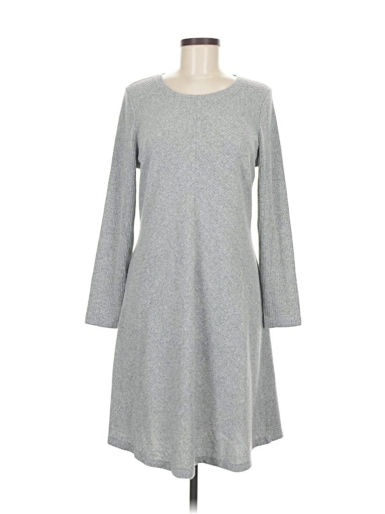 Pre-owned Simply Vera Vera Wang Casual Dress In Gray