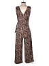 Black Tape_ Paisley Brown Pink Jumpsuit Size S - photo 2