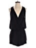 BCBGMAXAZRIA 100% Polyester Solid Black Romper Size XS - photo 1