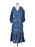 Max Studio Blue Casual Dress Size M - photo 1
