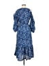 Max Studio Blue Casual Dress Size M - photo 2