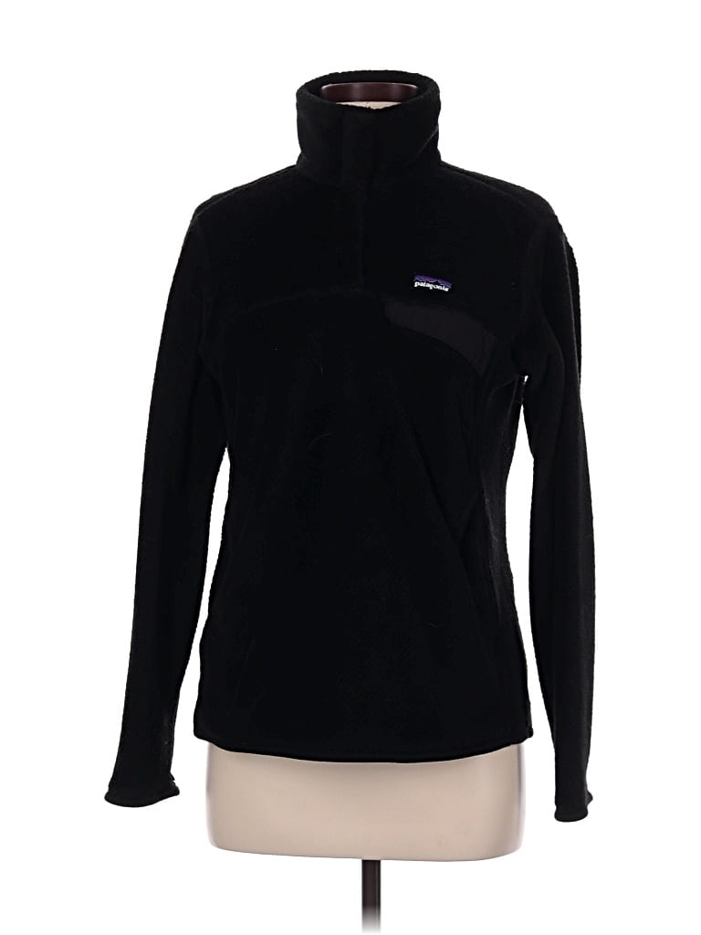 Pre-owned Patagonia Fleece Jacket In Black