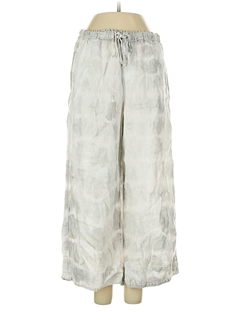 Pre-owned Bella Dahl Linen Pants In Silver