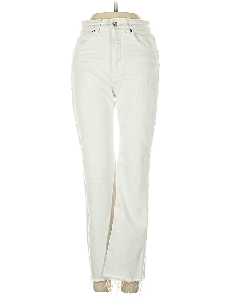 Pre-owned Zara Jeans In White