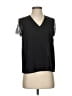 Express Outlet 100% Polyester Black Short Sleeve Top Size XS - photo 1