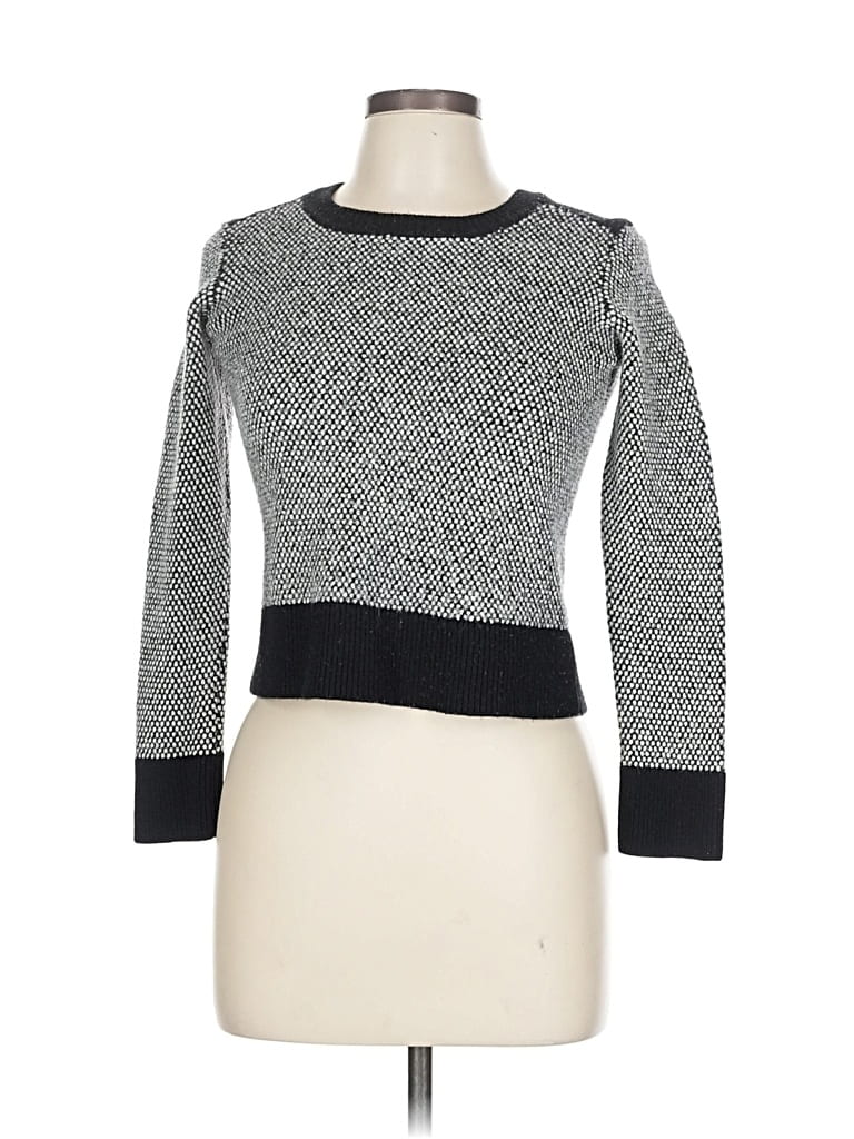 Pre-owned Banana Republic Wool Pullover Sweater In Gray