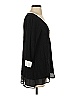 DKNY Black 3/4 Sleeve Blouse Size S - photo 4