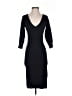 MNG Solid Black Cocktail Dress Size S - photo 1
