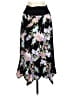 I.N. Studio Floral Black Casual Skirt Size M (petite) - photo 2