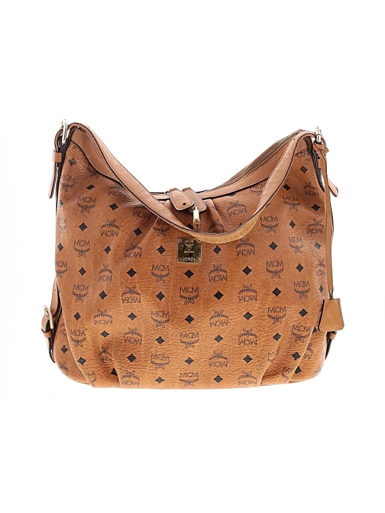 Pre-owned Mcm Leather Hobo Bag In Brown