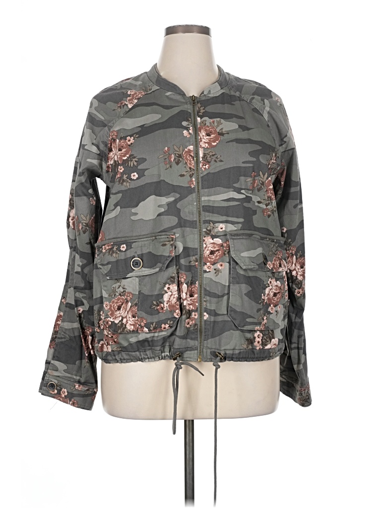 Pre-owned Democracy Jacket In Gray