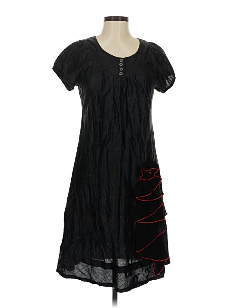 Pre-owned Assorted Brands Casual Dress In Black