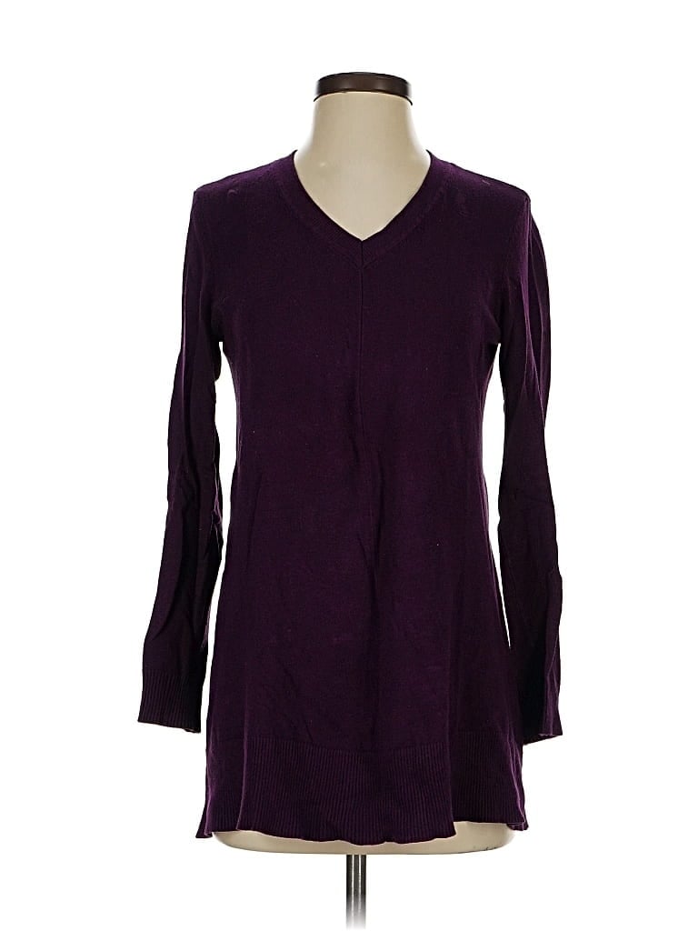 Pre-owned Dkny Jeans 3/4 Sleeve T-shirt In Purple