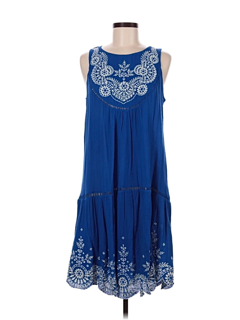 Pre-owned Meadow Rue Casual Dress In Blue