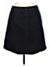 oasis 100% Baumwolle Solid Black Denim Skirt Size 10 - photo 2