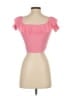 Zara Pink Short Sleeve Top Size S - photo 2