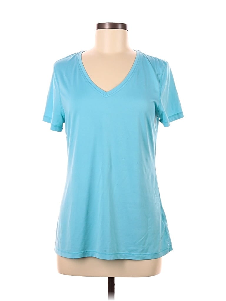 Pre-owned Athletic Works Active T-shirt In Blue