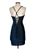 Unbranded Metallic Blue Cocktail Dress Size S - photo 2