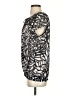 Dex 100% Polyester Animal Print Silver Short Sleeve Blouse Size S - photo 5