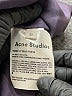Acne Studios 100% Silk Solid Blue Purple Cocktail Dress Size 32 waist - photo 10