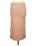 PoshDivah Solid Tan Casual Skirt Size L - photo 2