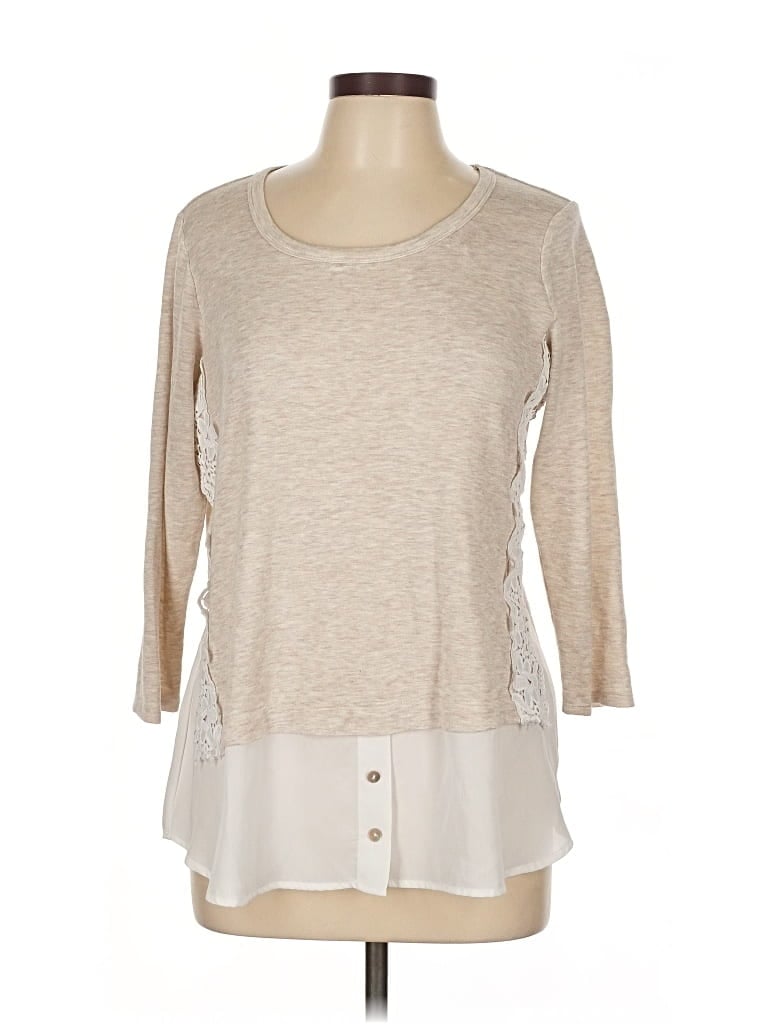 Pre-owned Chenault Pullover Sweater In Brown