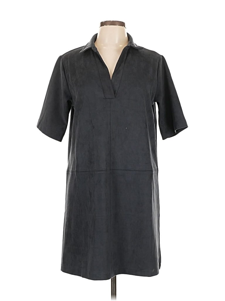 Pre-owned Naked Zebra Casual Dress In Gray