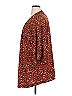 Evri 100% Polyester Animal Print Orange Kimono Size 0X - photo 5